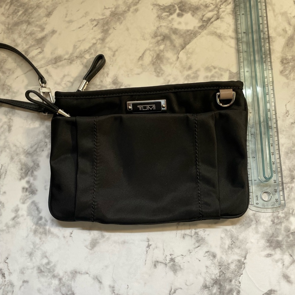 Black Tumi Wristlet